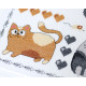 Cross-stitch kits Meow-meow