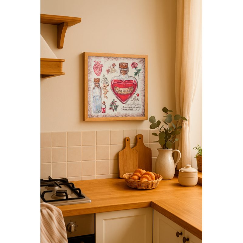 Cross-stitch kits Recipe for love