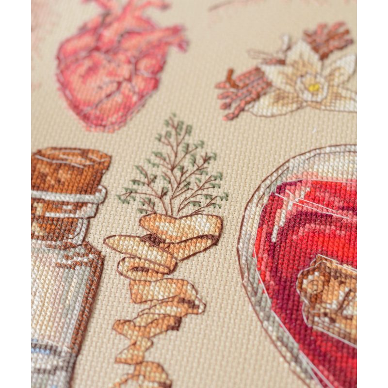 Cross-stitch kits Recipe for love