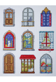 Cross-stitch kits 9 little cozy tales