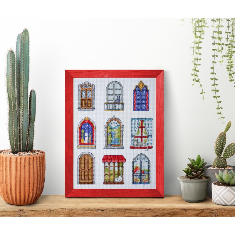 Cross-stitch kits 9 little cozy tales