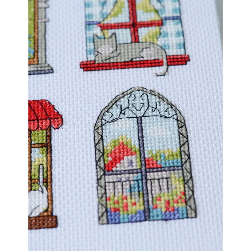 Cross-stitch kits 9 little cozy tales