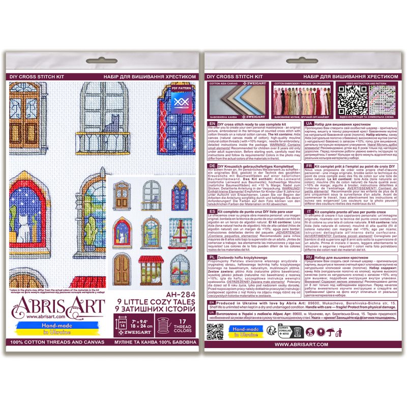 Cross-stitch kits 9 little cozy tales