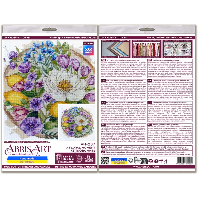 Cross-stitch kits A floral moment
