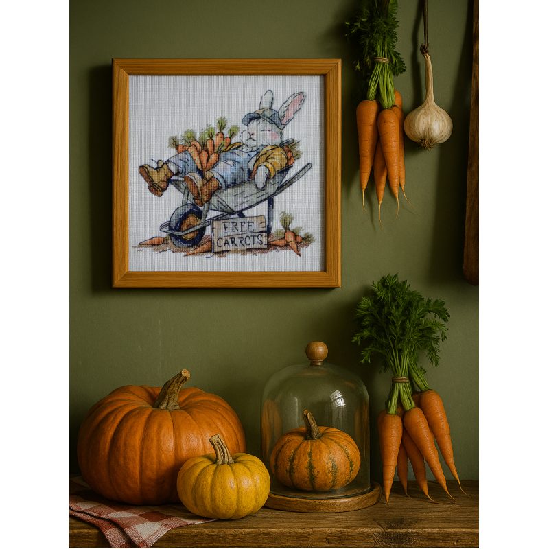 Cross-stitch kits Free carrots