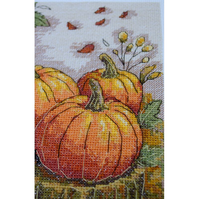 Cross-stitch kits Autumn garden palette