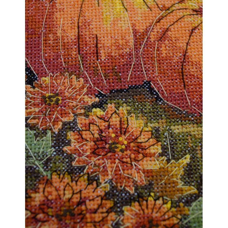 Cross-stitch kits Autumn garden palette