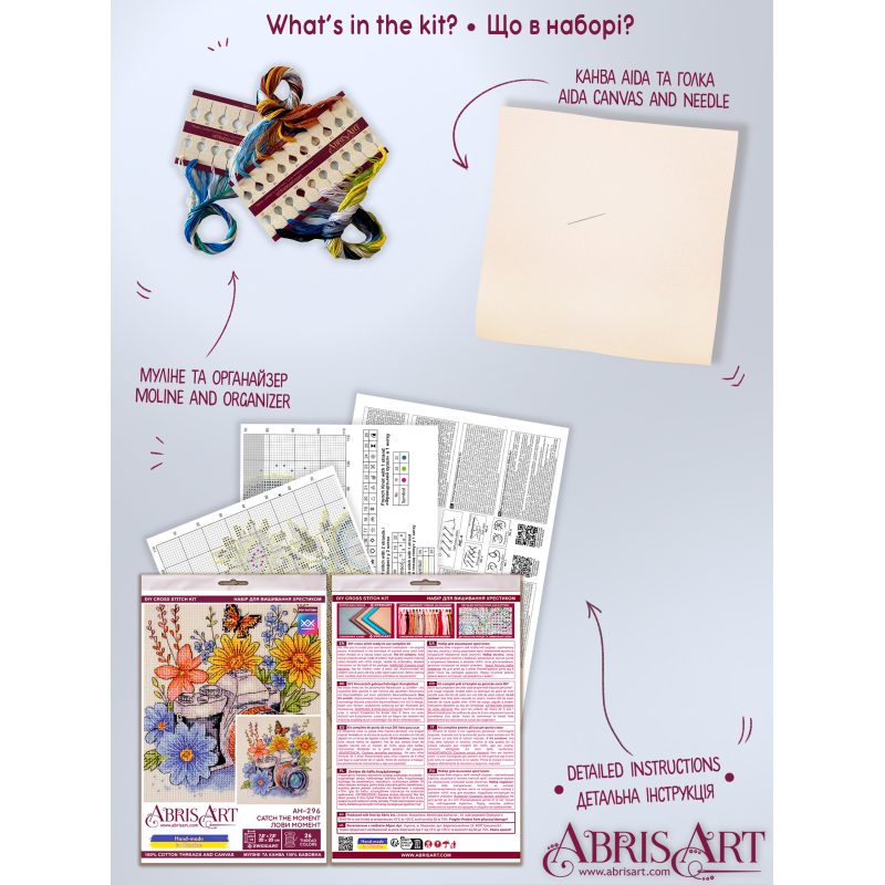 Cross-stitch kits Catch the Moment