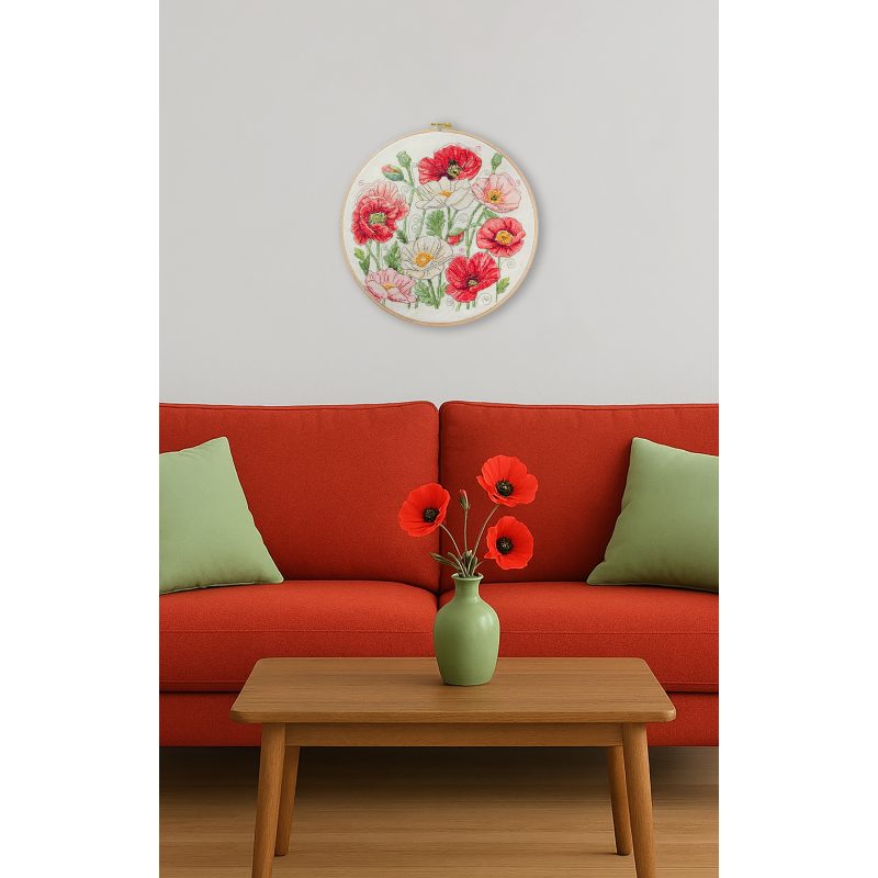 Cross-stitch kits When Poppies Bloom