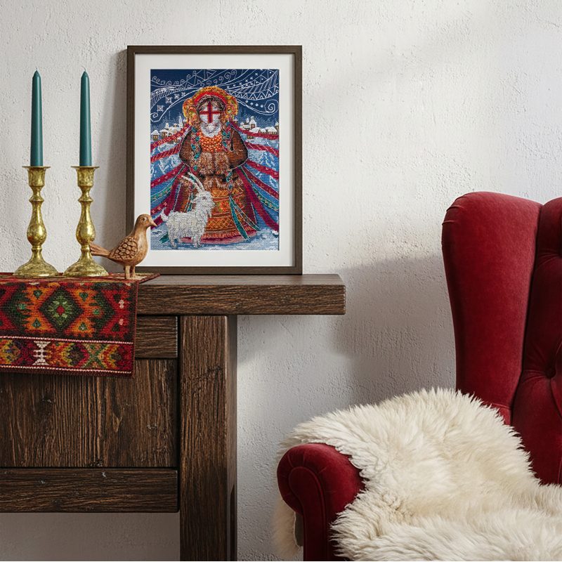 Cross-stitch kits Winter motanka doll