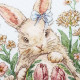 Cross-stitch kits Easter bunny waiting