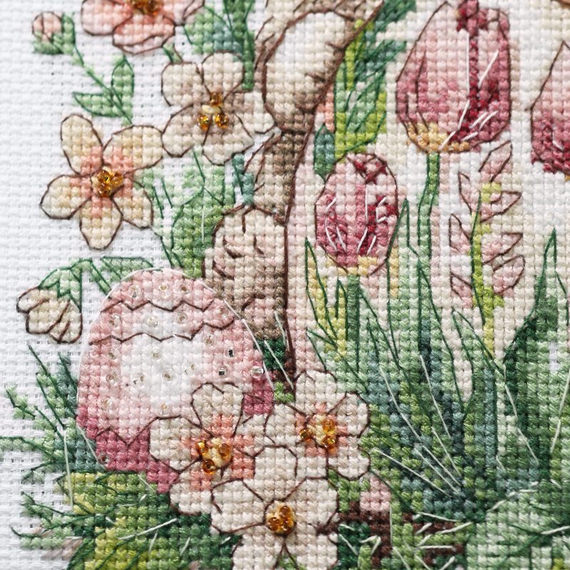 Cross-stitch kits Easter bunny waiting