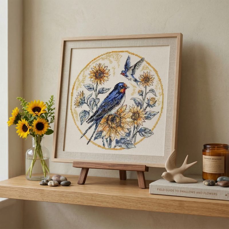Cross-stitch kits The melody of swallows