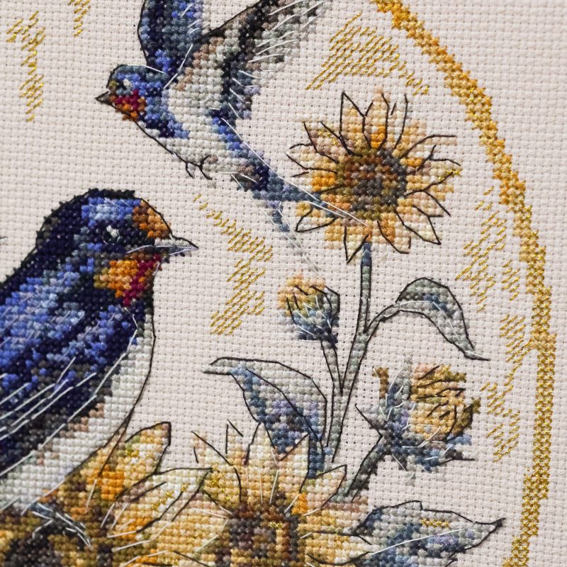 Cross-stitch kits The melody of swallows