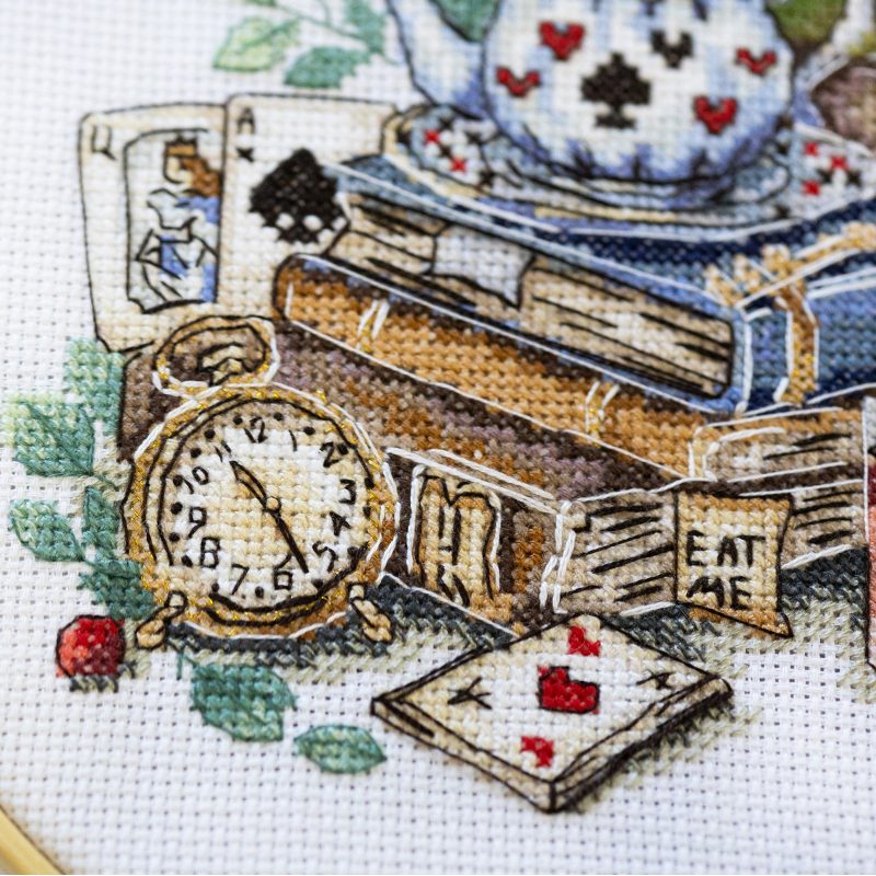Cross-stitch kits The mad tea party