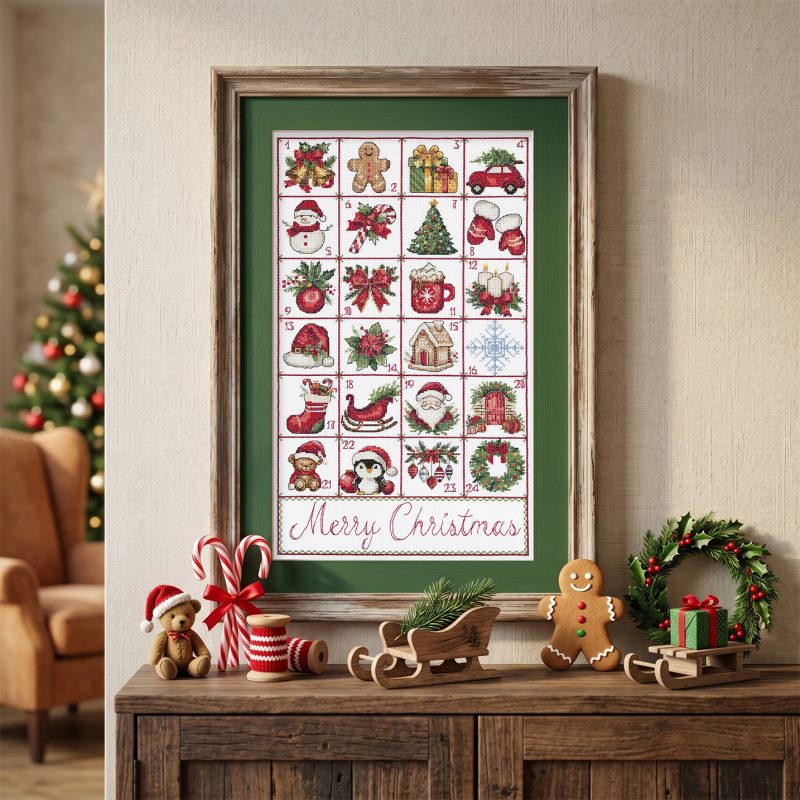 Cross-stitch kits Christmas Advent