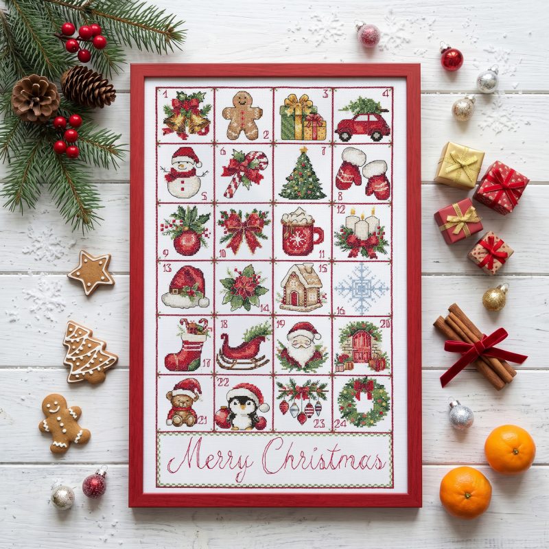Cross-stitch kits Christmas Advent