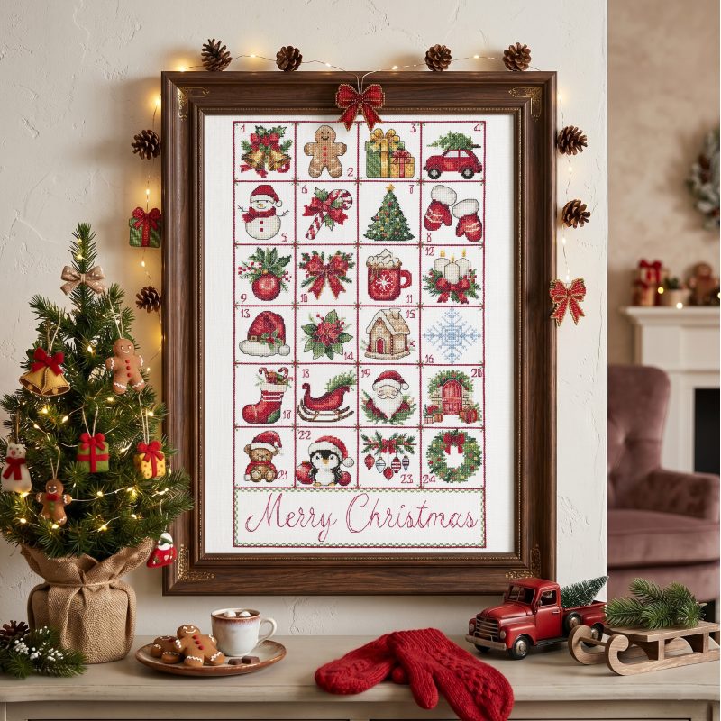 Cross-stitch kits Christmas Advent
