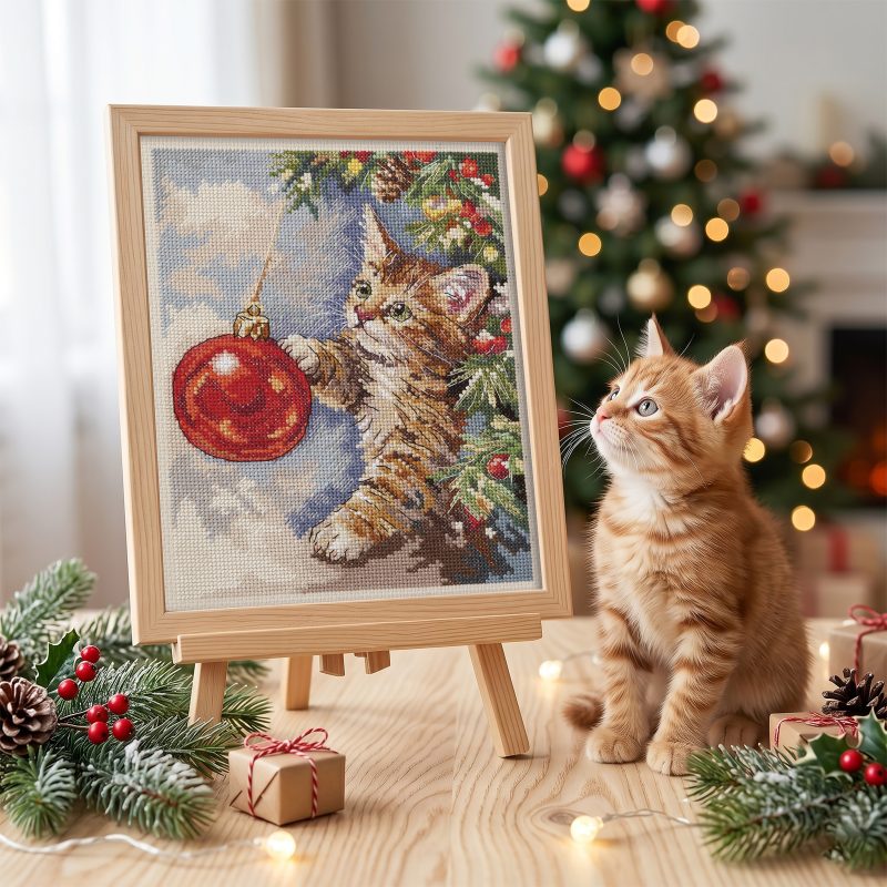 Cross-stitch kits Furry rascal