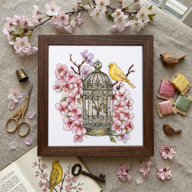 Cross-stitch kits Canary Song