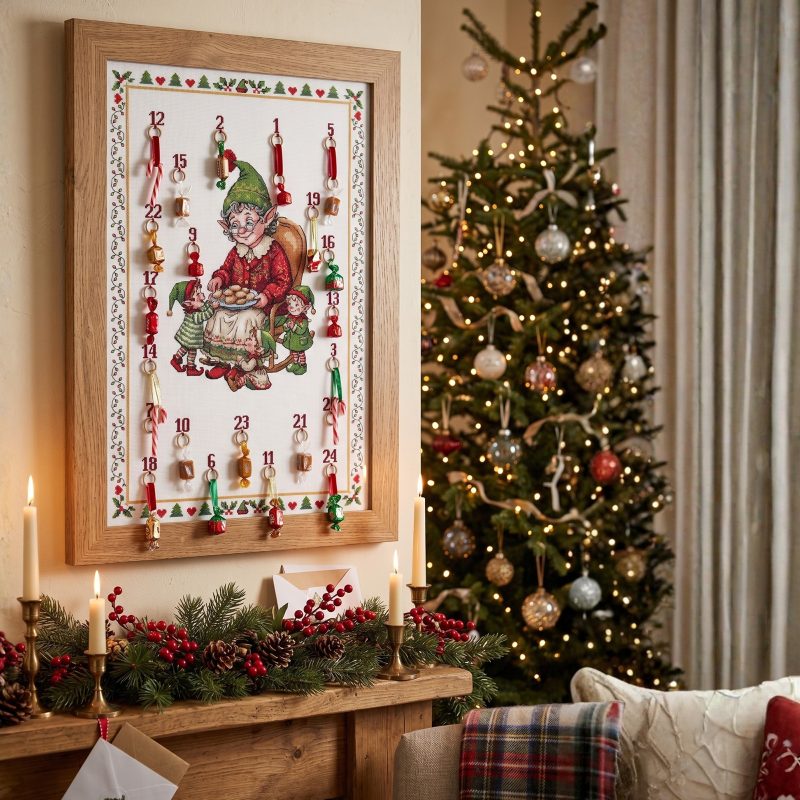 Cross-stitch kits A treat for the elves