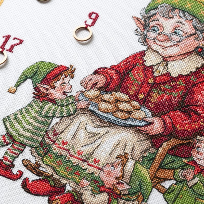 Cross-stitch kits A treat for the elves