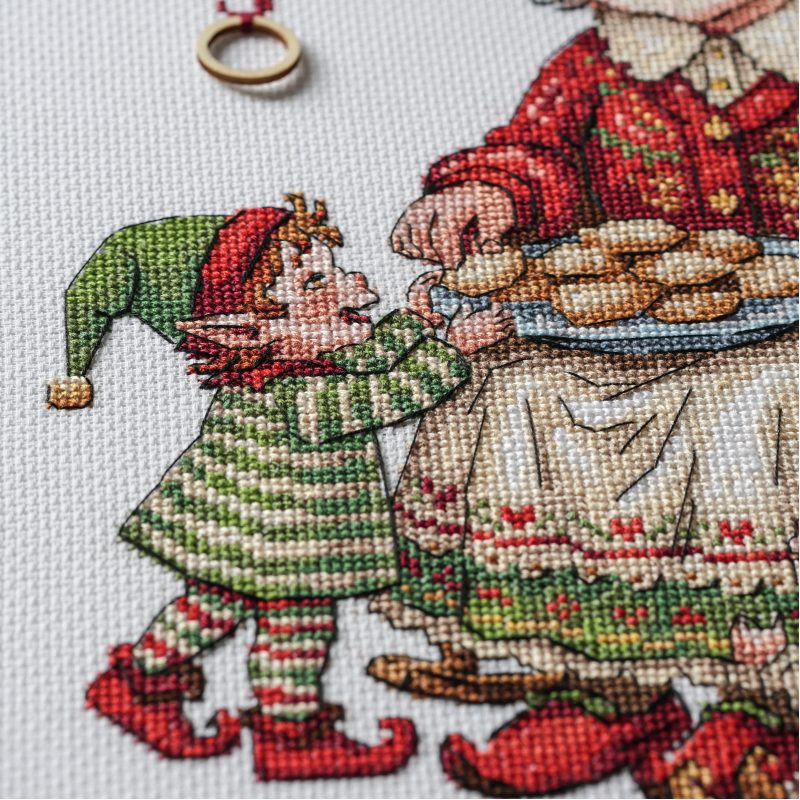 Cross-stitch kits A treat for the elves