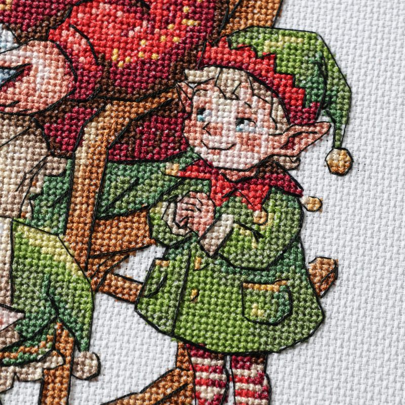 Cross-stitch kits A treat for the elves