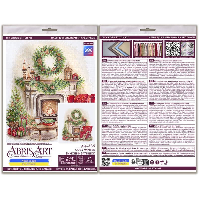 Cross-stitch kits Cozy Winter