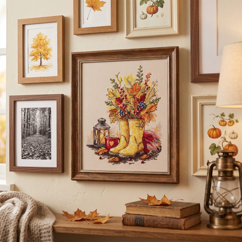 Cross-stitch kits As the Rain Falls