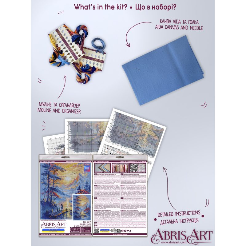 Cross-stitch kits Inner Peace