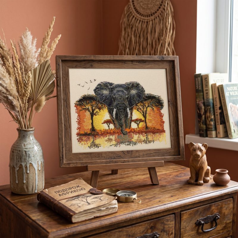 Cross-stitch kits Master of the Savannah