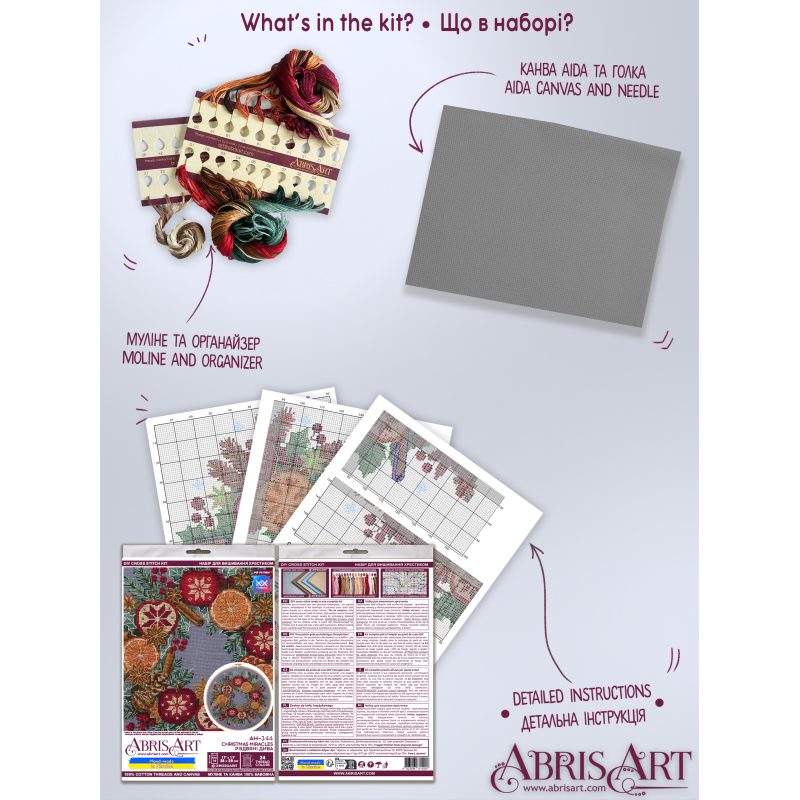 Cross-stitch kits Christmas miracles