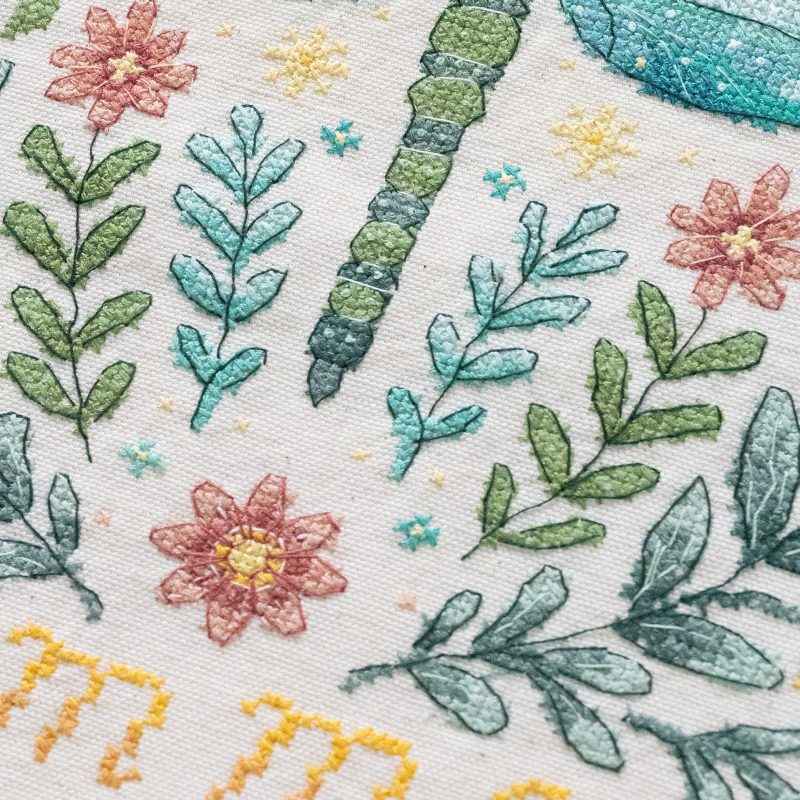 Cross-stitch kits Summer's doorstep