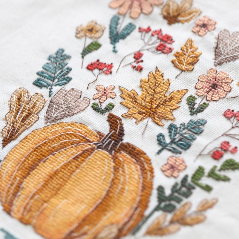 Cross-stitch kits Autumn's here