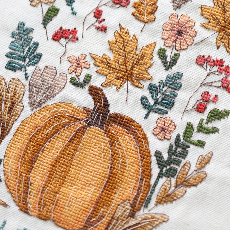 Cross-stitch kits Autumn's here
