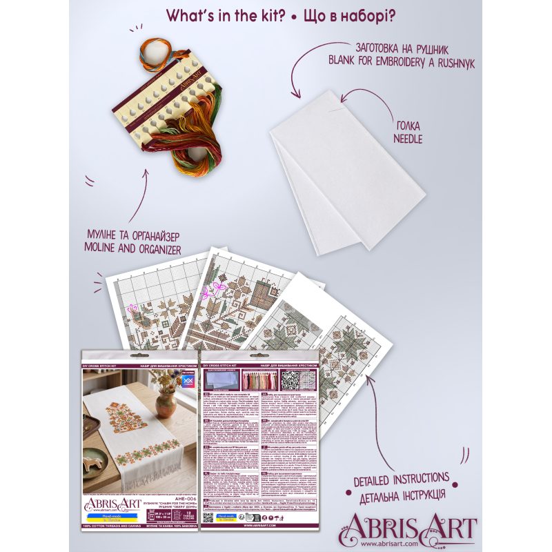 Cross-stitch kits Ryshnyk "Charm for the Home"