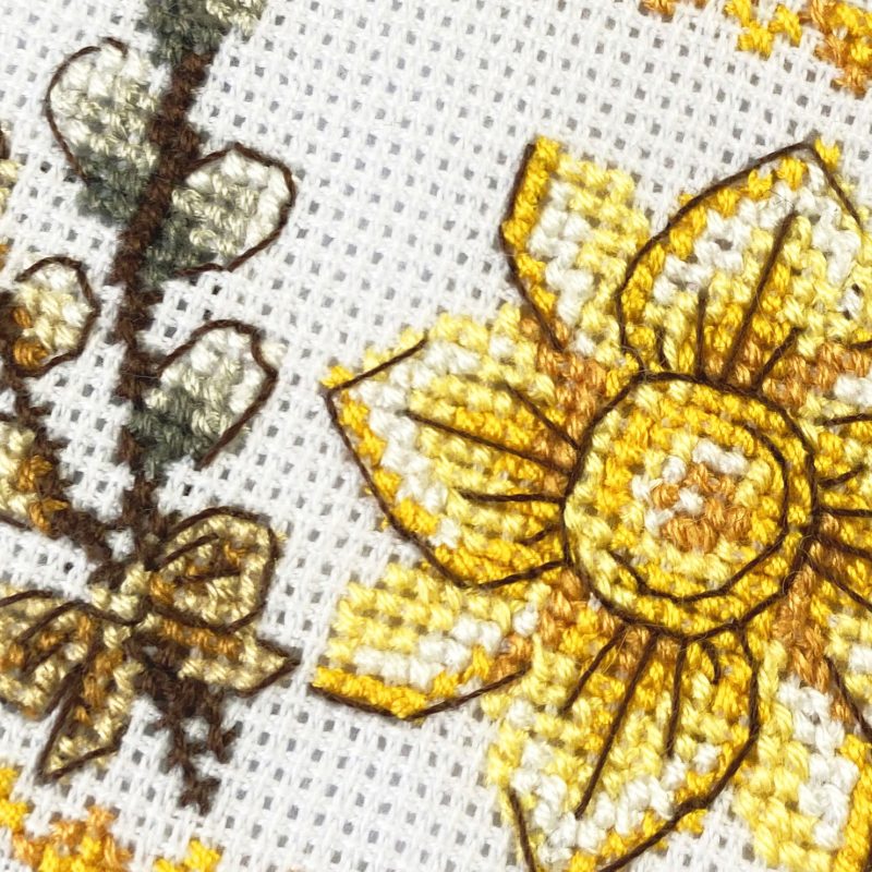 Cross-stitch kits Rushnyk «Blooming Easter Egg»