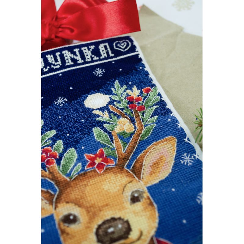 DIY Cross-stitch boot kit Santa’s Helper