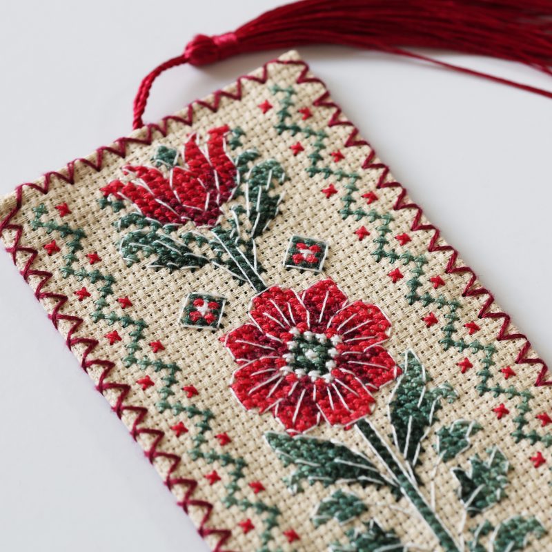 Cross-stitch kits Bookmark "Floral talisman"