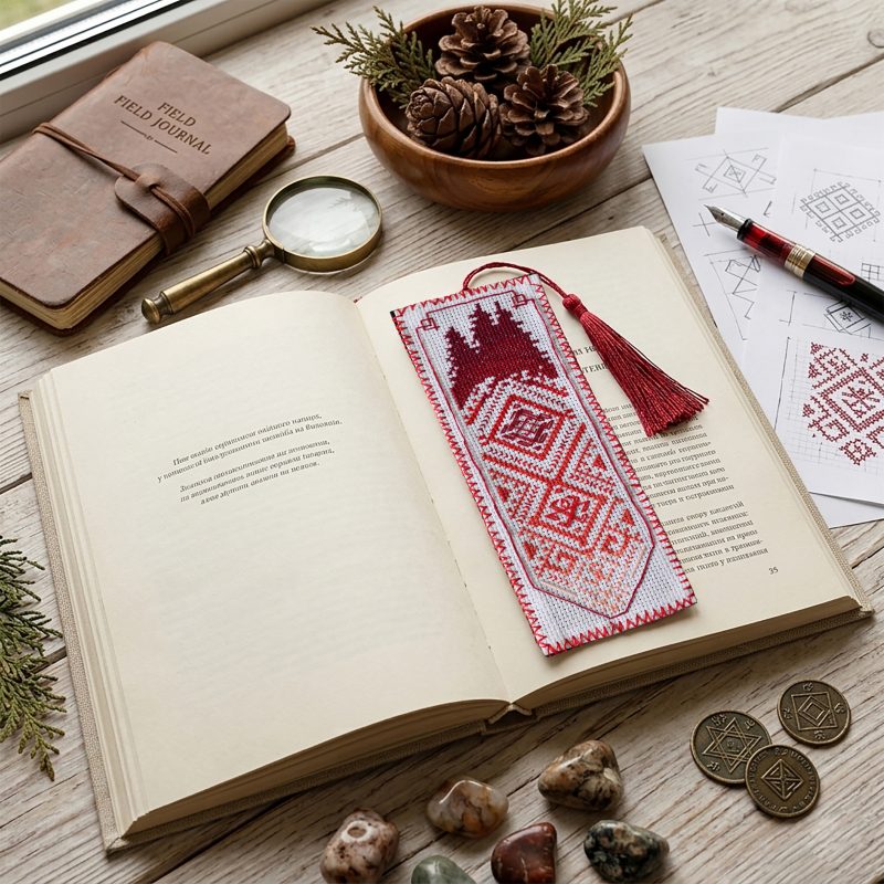 Cross-stitch kits Bookmark "Mountain's magic"