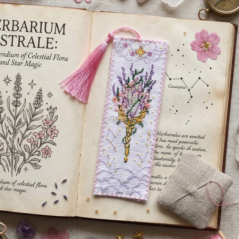 Cross-stitch kits Bookmark "Celestial Watch"