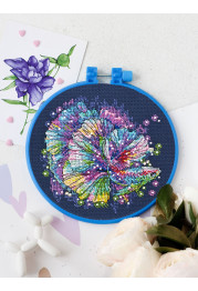 Cross-stitch kits Neon glitter