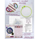 Cross-stitch kits Neon glitter