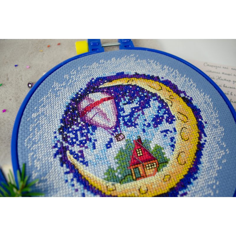 Cross-stitch kits А house on the Moon