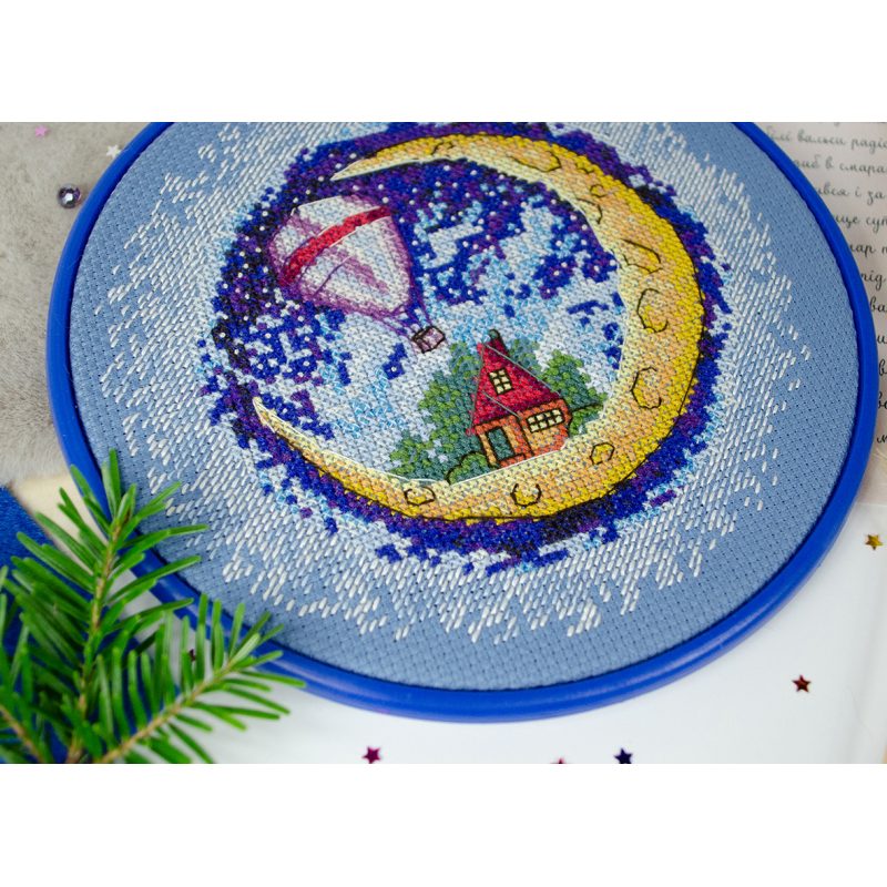 Cross-stitch kits А house on the Moon