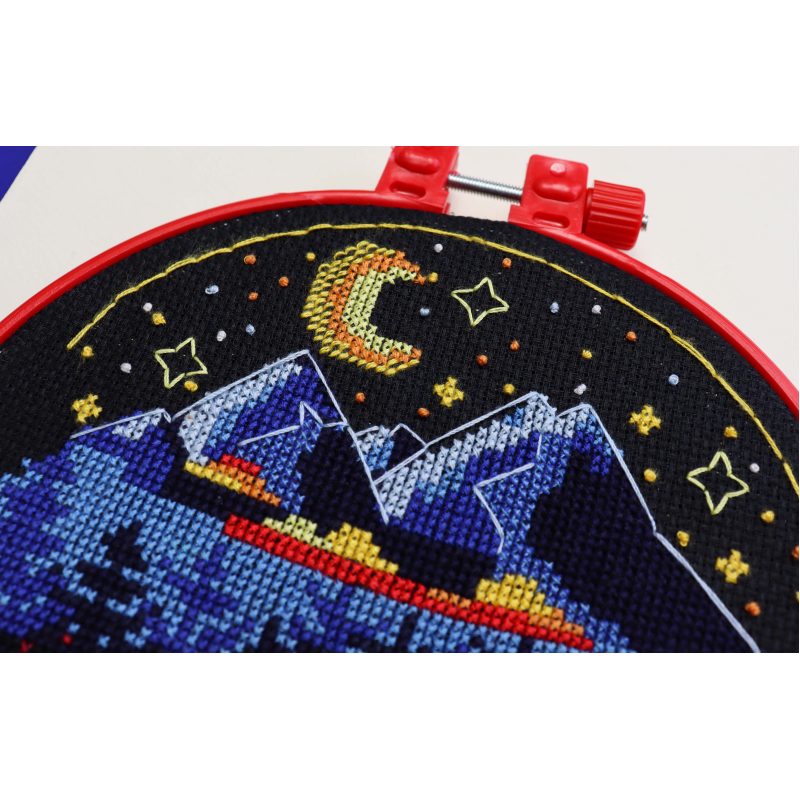 Cross-stitch kits Around the campfire