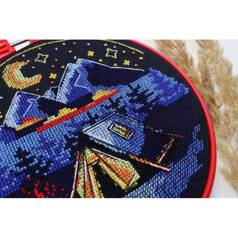 Cross-stitch kits Around the campfire