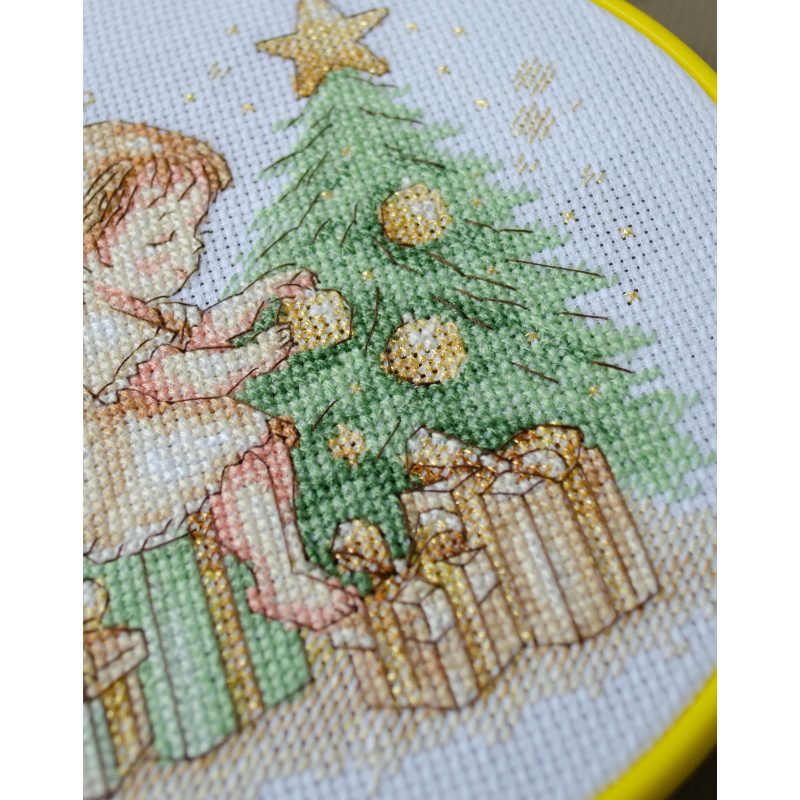 Cross-stitch kits Little Christmas Angel