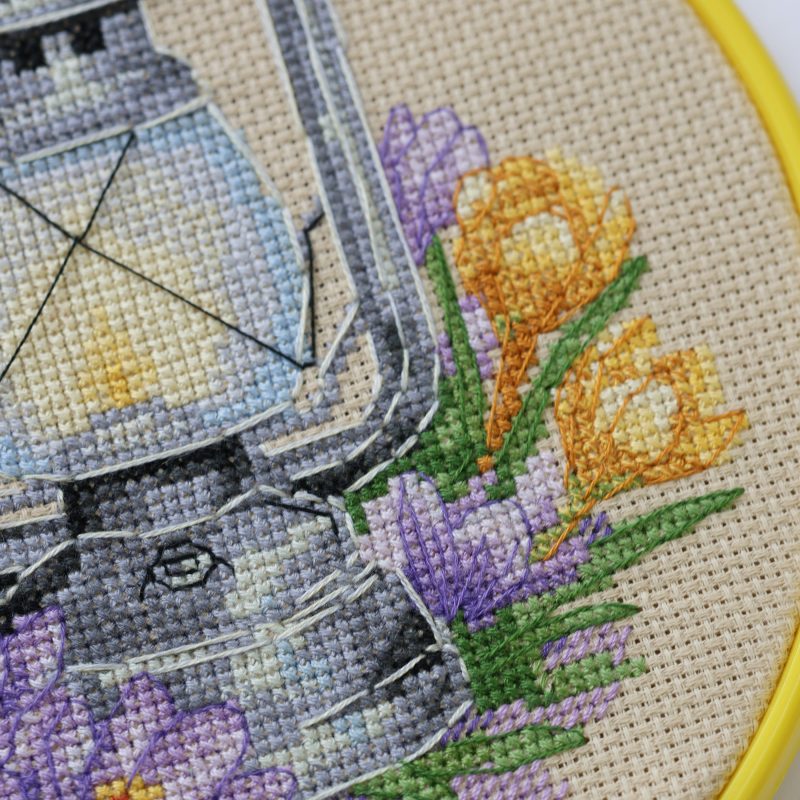 Cross-stitch kits Spring saffron